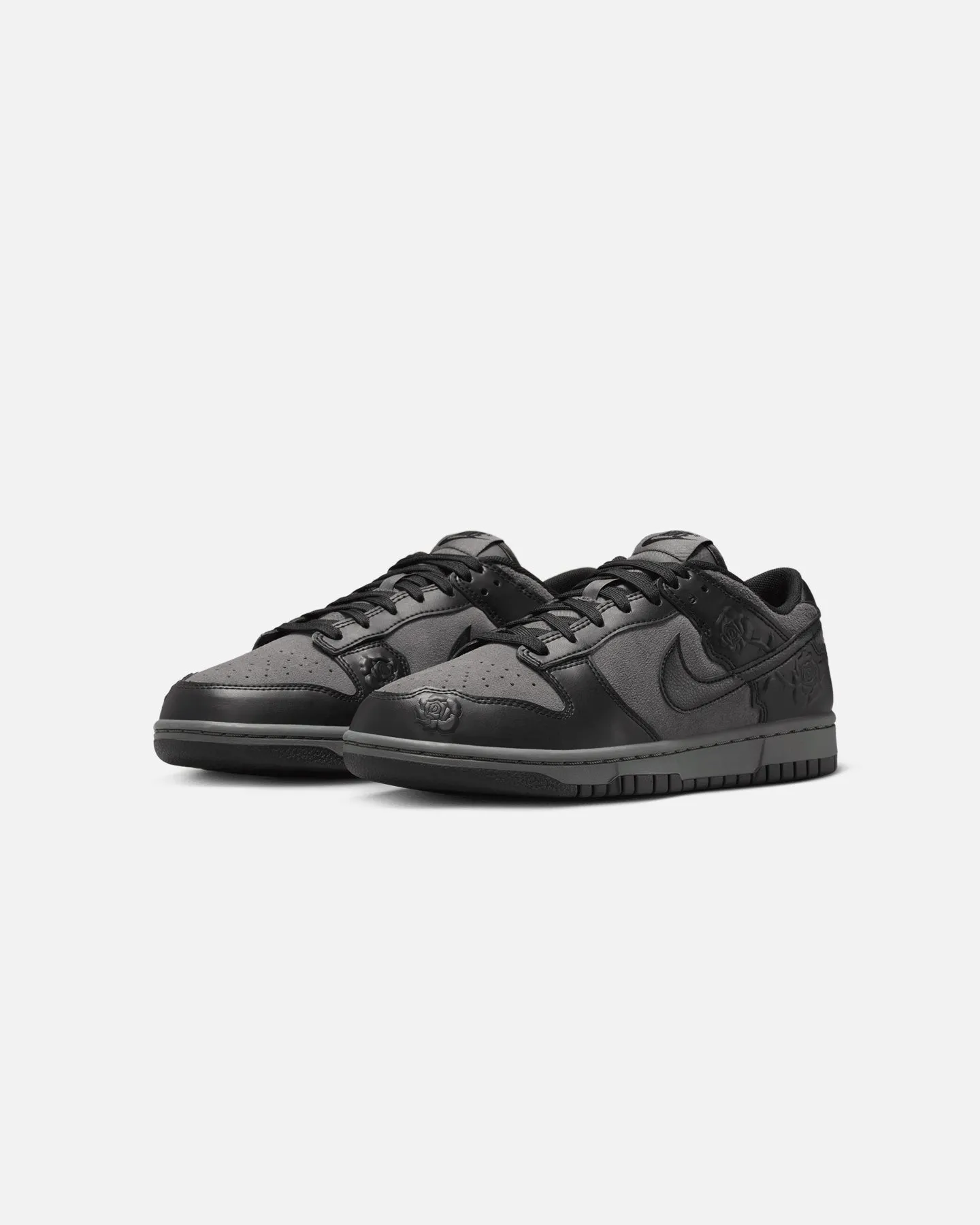 Nike Women's Dunk Low "Black Roses" Iron Grey Gift Easy