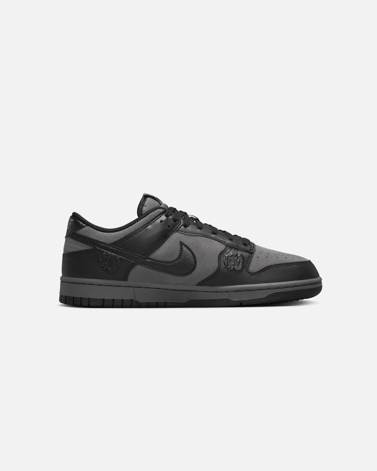 Nike Women's Dunk Low "Black Roses" Iron Grey Arch Support Health Focused Cross Road