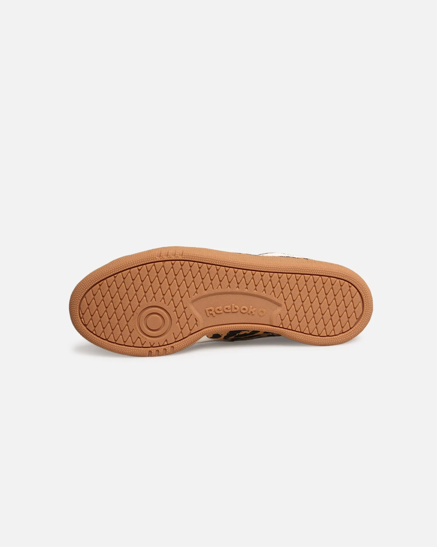 Reebok Women's Club C Grounds UK Cheetah Street Glow construction