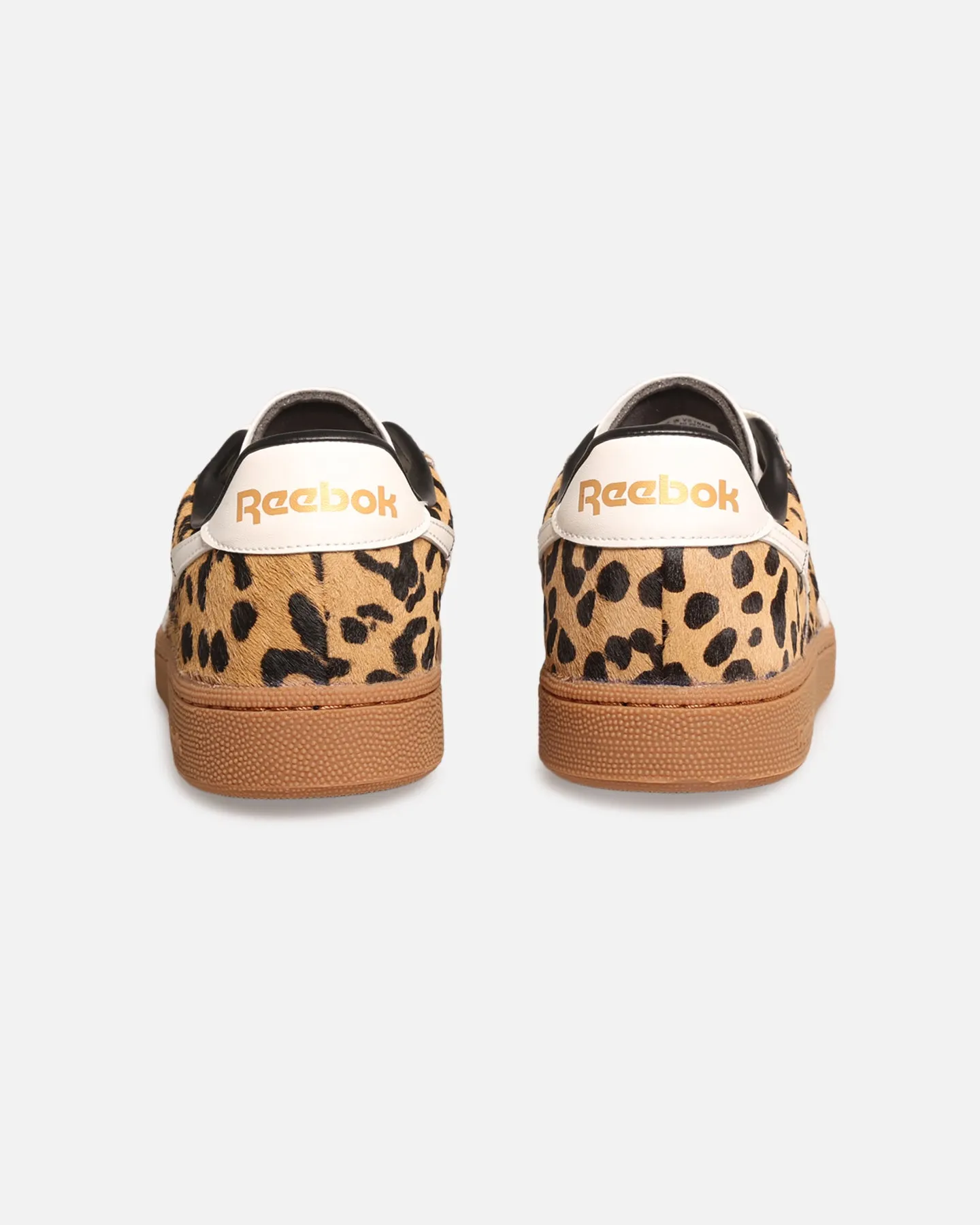 Adjustable Lace Closure Gym Quick Reebok Women's Club C Grounds UK Cheetah