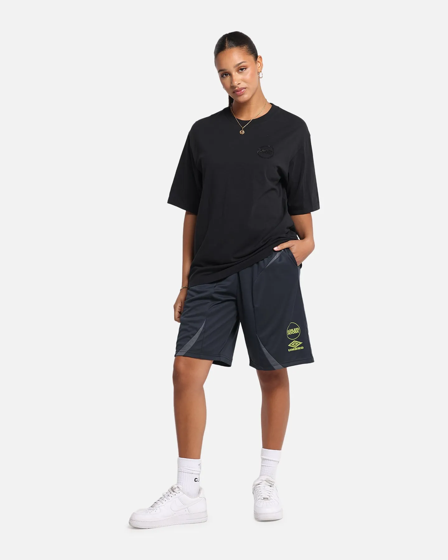 Boiler Room Rhiinestone T-Shirt Black Quality Layer EcoConscious Processing