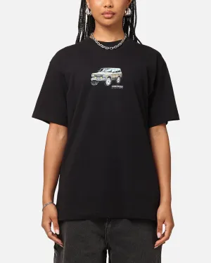 Huf X Toyota Rosetta T-Shirt Black Anti Bacterial Treatment Bold Design