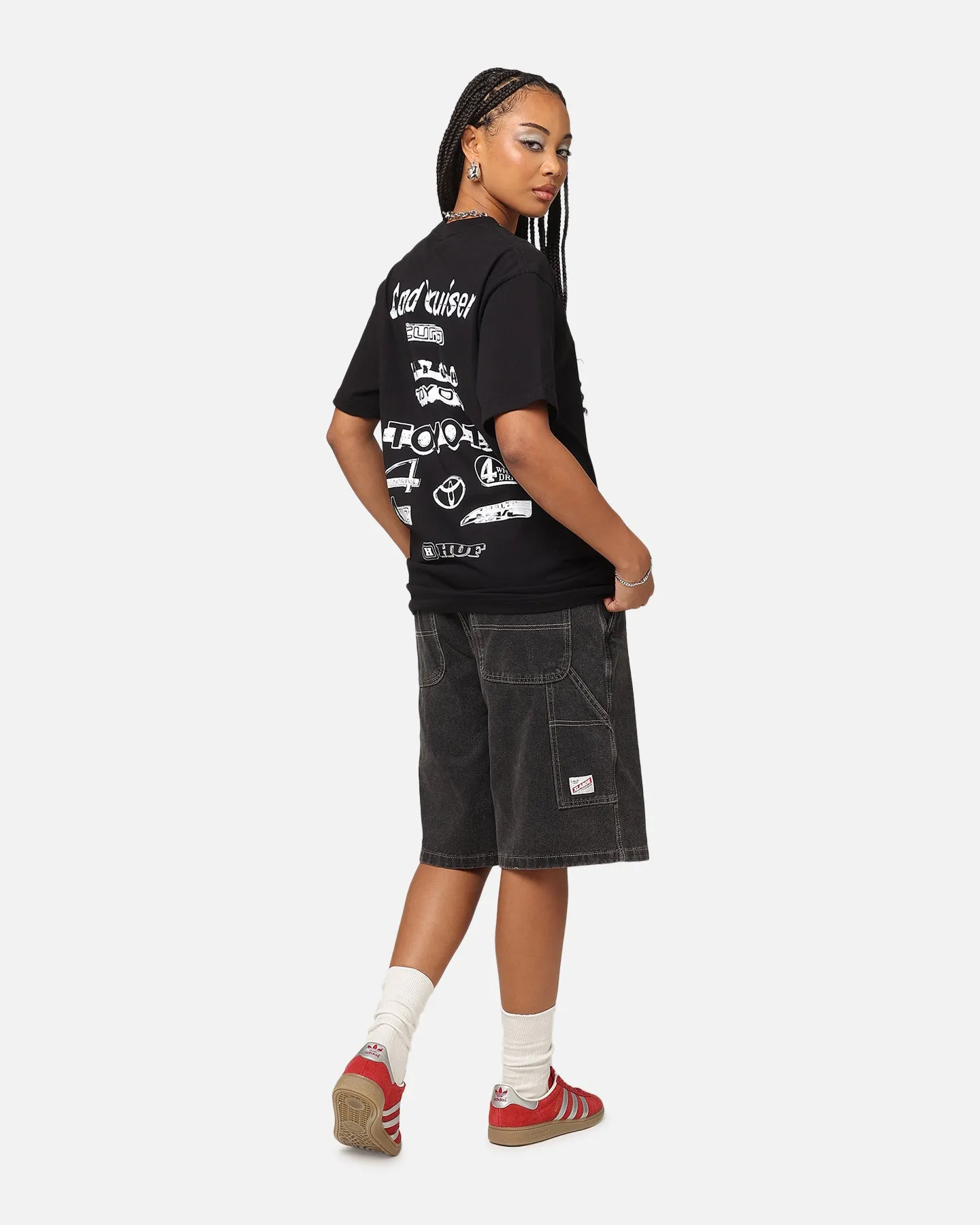 Huf X Toyota Rosetta T-Shirt Black Comfy Look Hiking durability