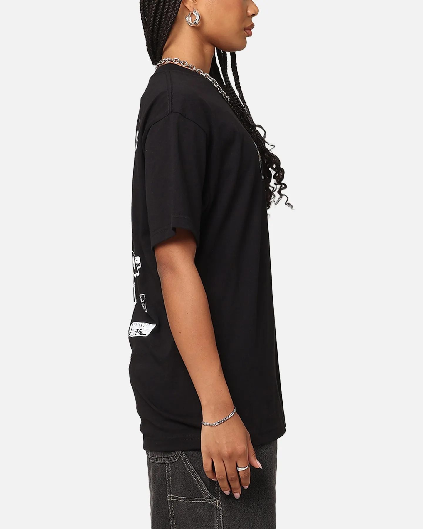 Chic and Cozy Versatile Wearable Huf X Toyota Rosetta T-Shirt Black