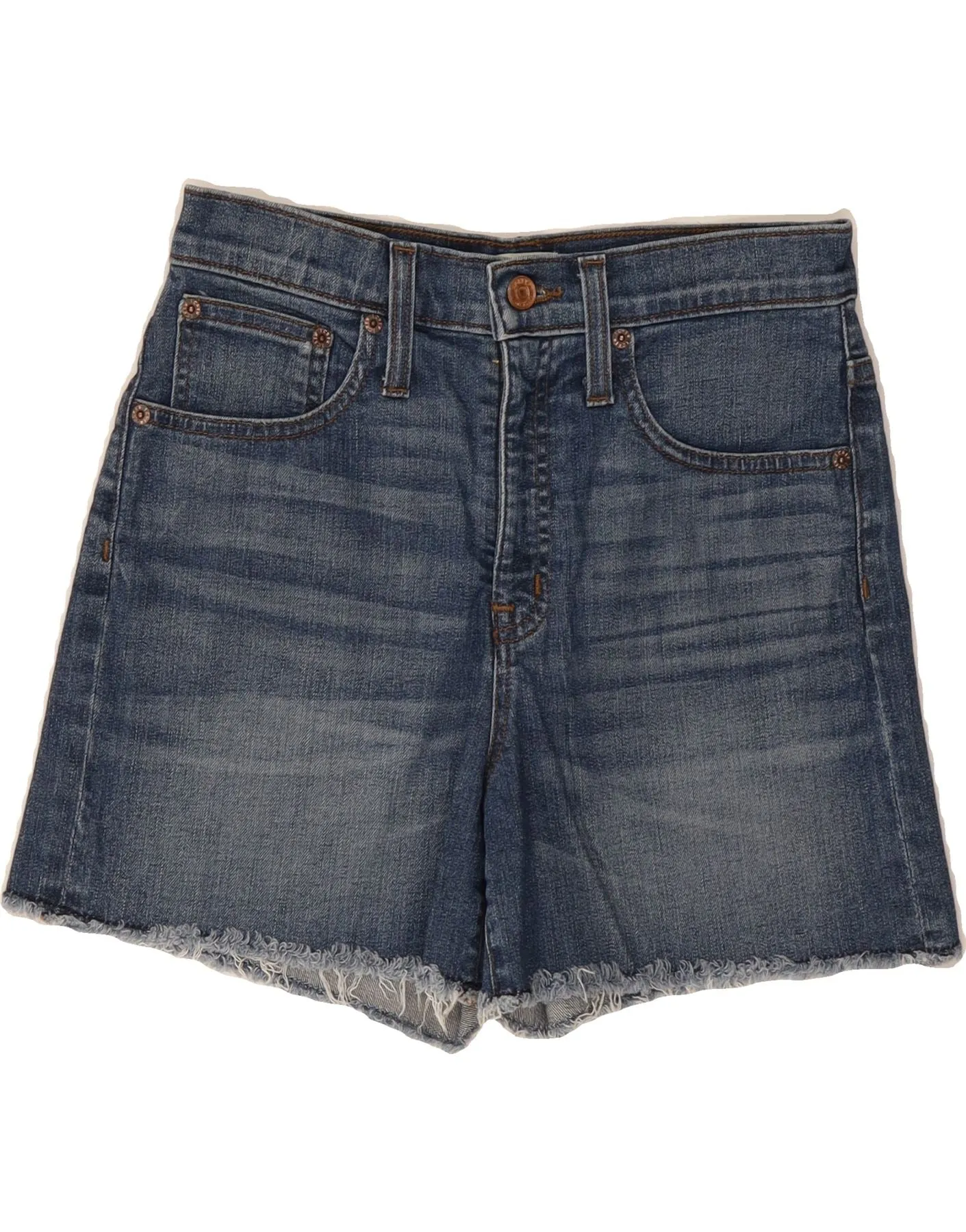 Light Motion Fit J. CREW Womens Denim Shorts W26 Small Blue Cotton