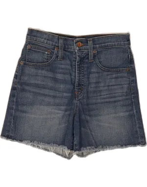 Light Motion Fit J. CREW Womens Denim Shorts W26 Small Blue Cotton