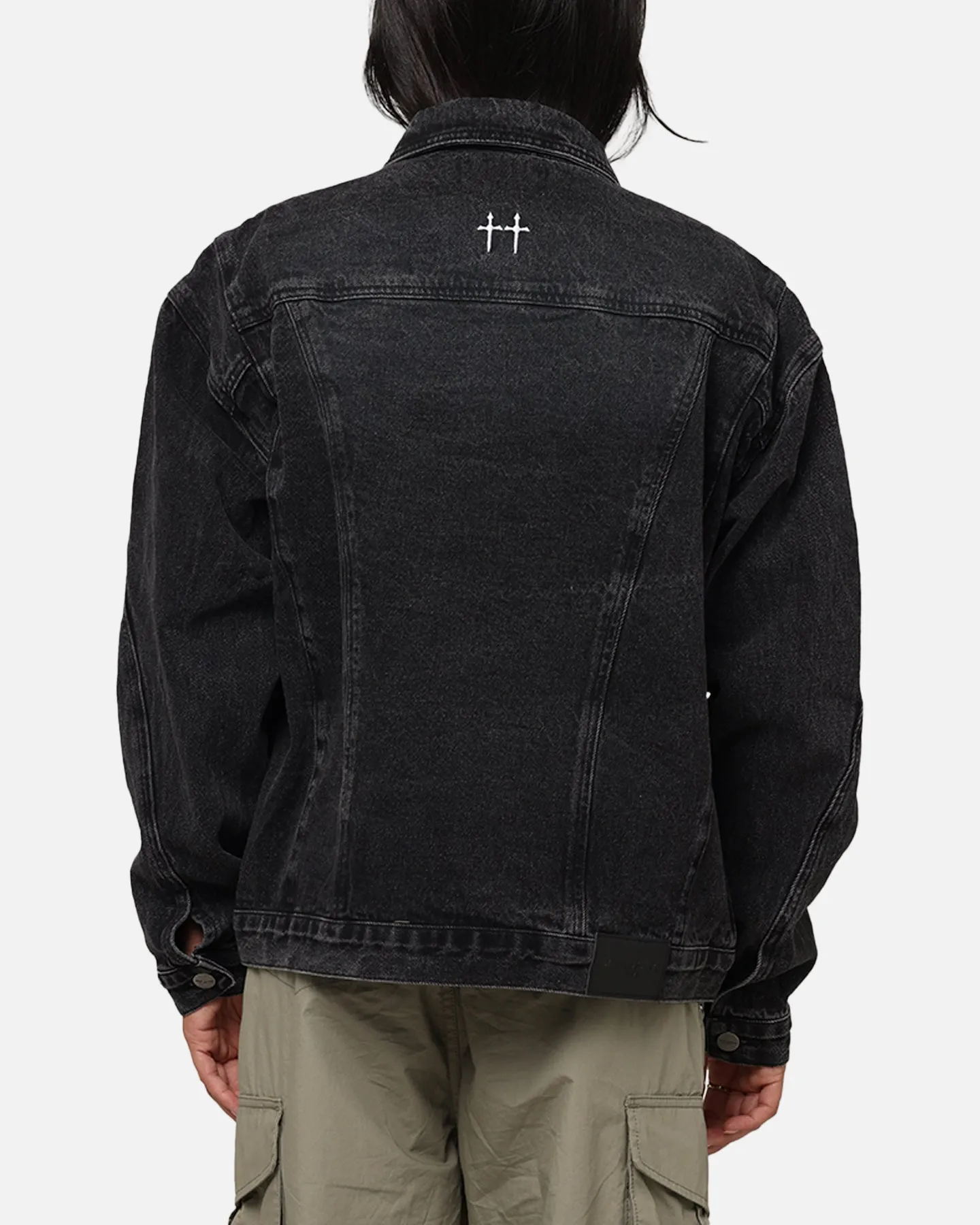 Solid Saint Morta Armoury Denim Jacket Black Shadow