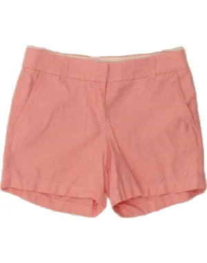 Vented Hem Details J. CREW Womens Chino Shorts US 2 XS W30  Pink Cotton