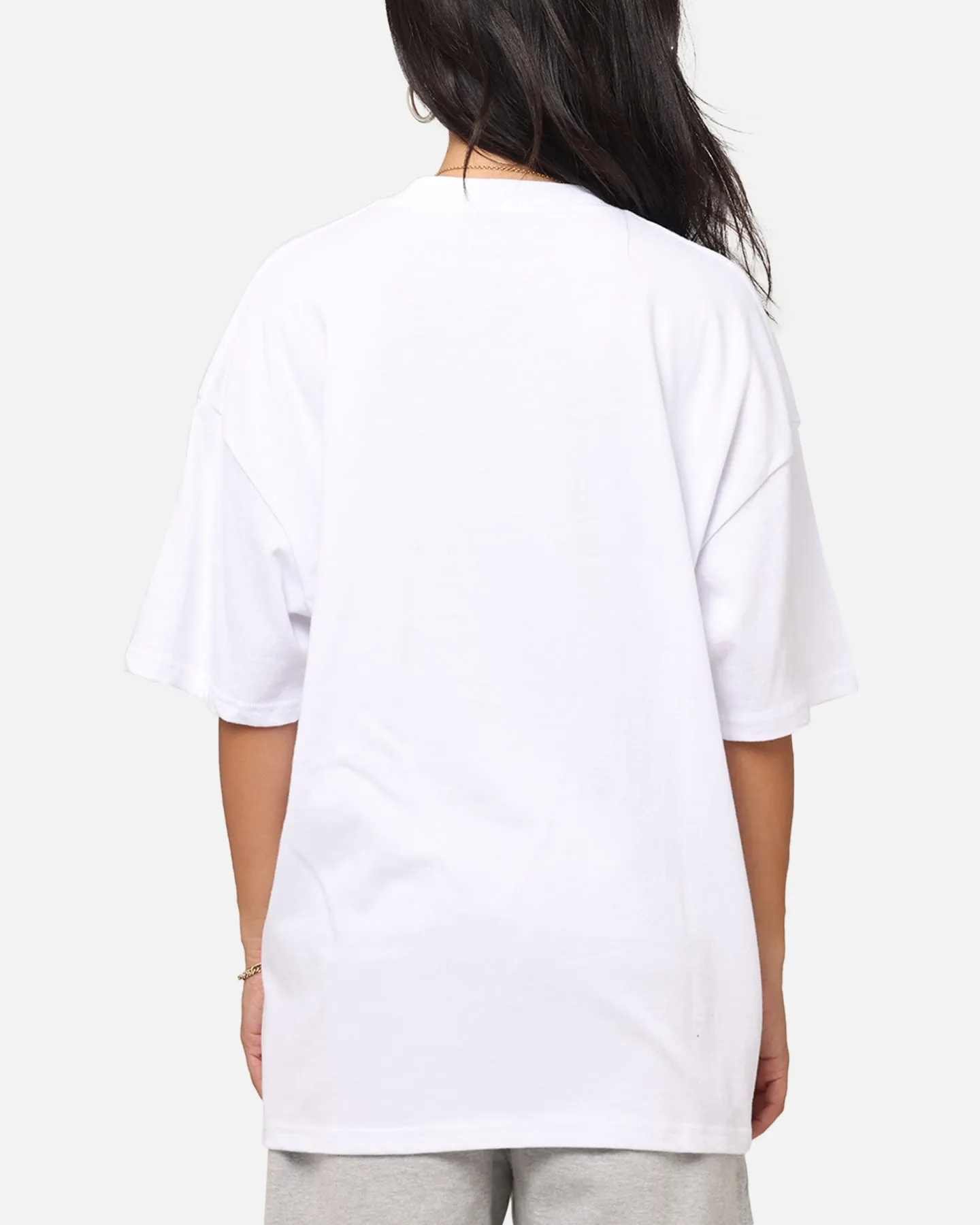 Urban Fashion Look Stain Resistant Carre International Script T-Shirt White