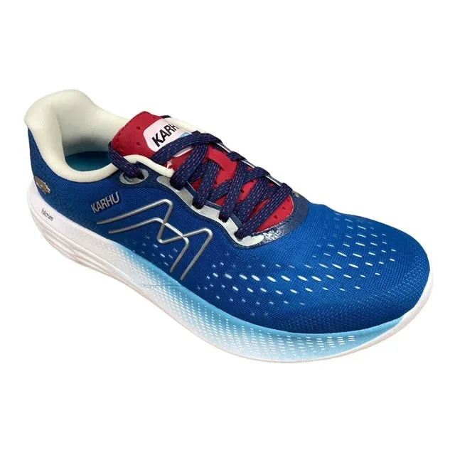 Karhu Ikoni Ortix scarpa da corsa F100318 vallarta blue-ski patrol Knit Woven Upper waterproof running shoes