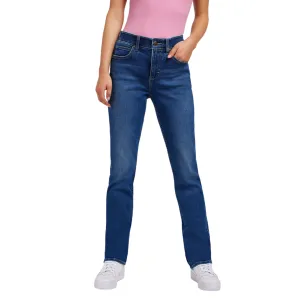 Shape Retention Street Essential Lee pantalone jeans da donna a gamba dritta Ultra Lux Comfort in cobalto 112350786 blu medio