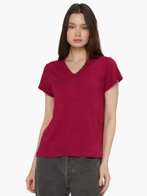 V-Neck Short Sleeve Baby Tee Seasonal Layer