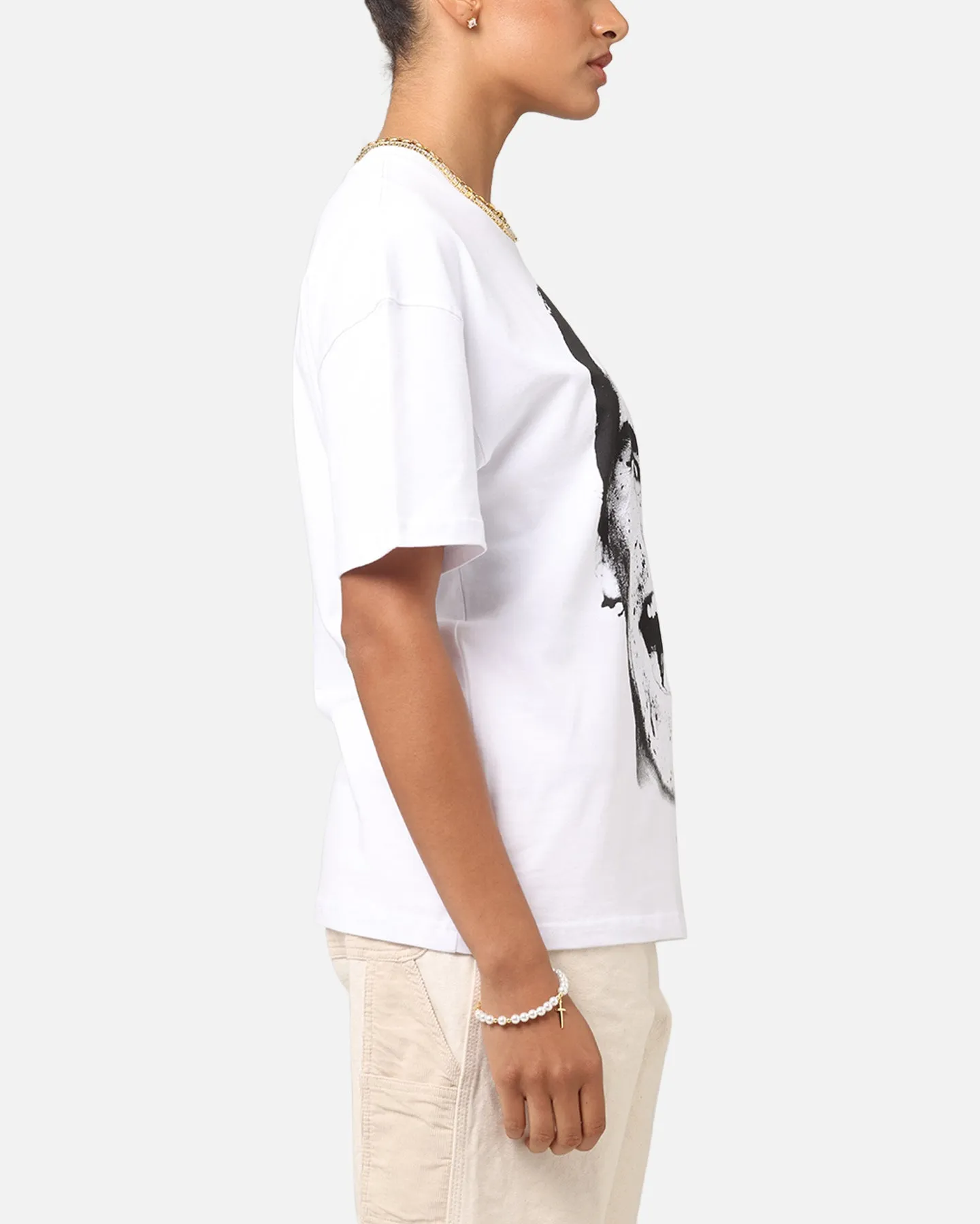 Light Fit Simple Fashion Goat Crew X American Psycho American Psycho T-Shirt White