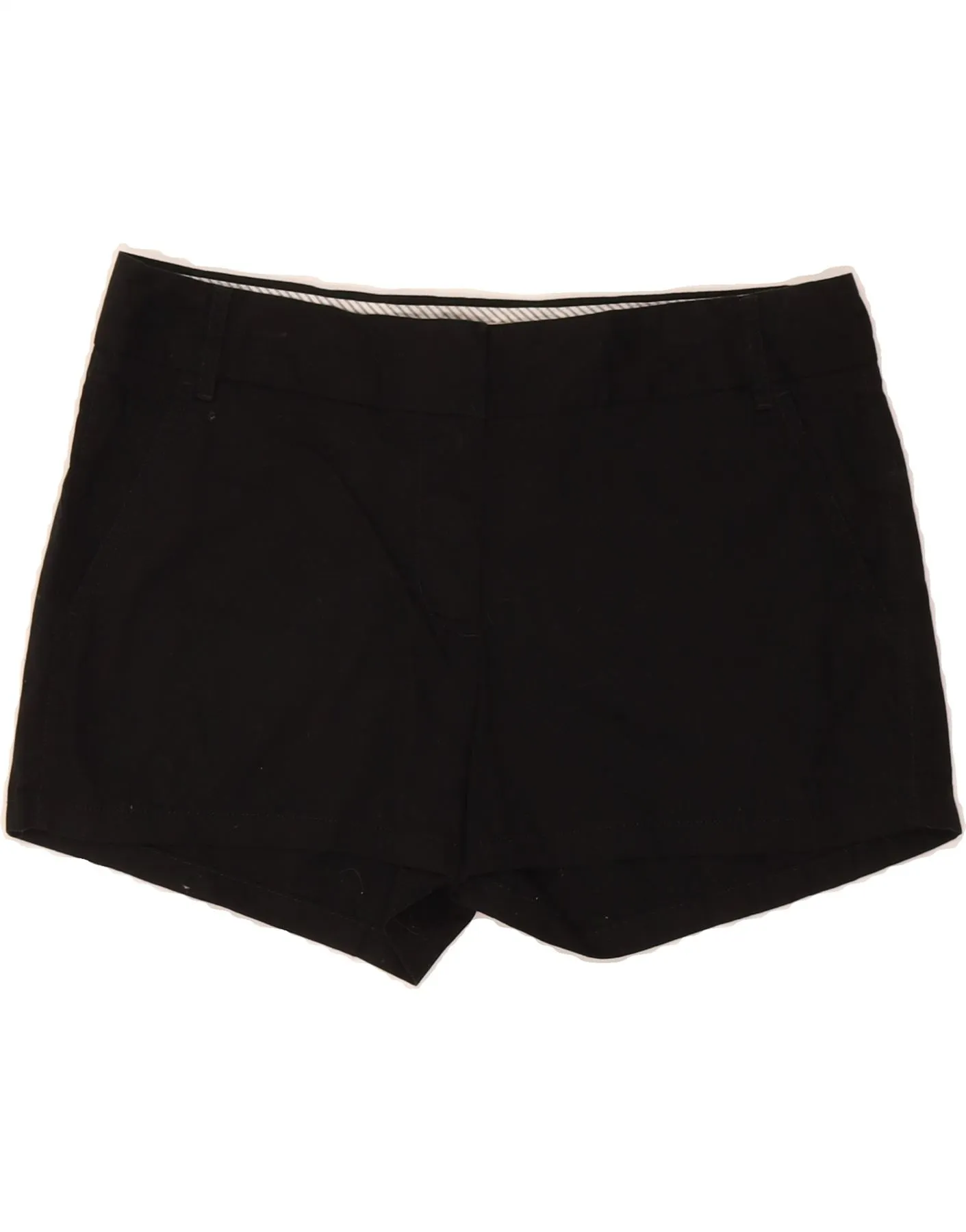 Performance Fit J. CREW Womens Chino Shorts US 8 Medium W32  Black Cotton