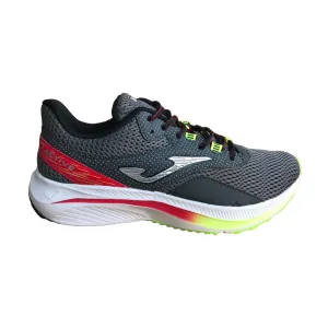 Padded Tongue Design Joma Scarpa da corsa da uomo Active 2330 grigio rosso