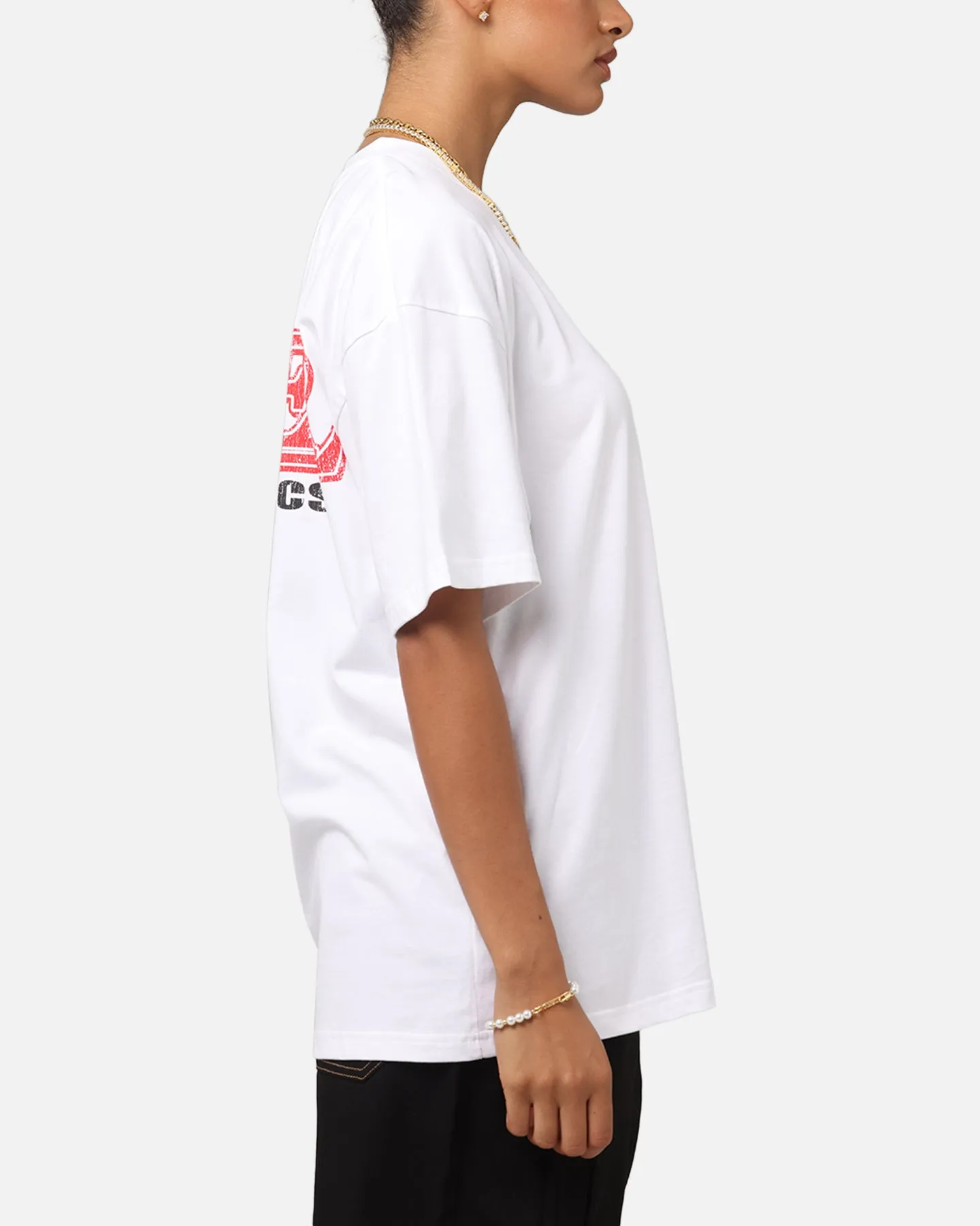 Outdoor Leisure Look Loiter Mechanic Drop T-Shirt White