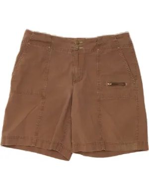 EDDIE BAUER Womens Mercer Fit Chino Shorts US 10 Large W32  Brown Cotton concert outfit Comfy Design