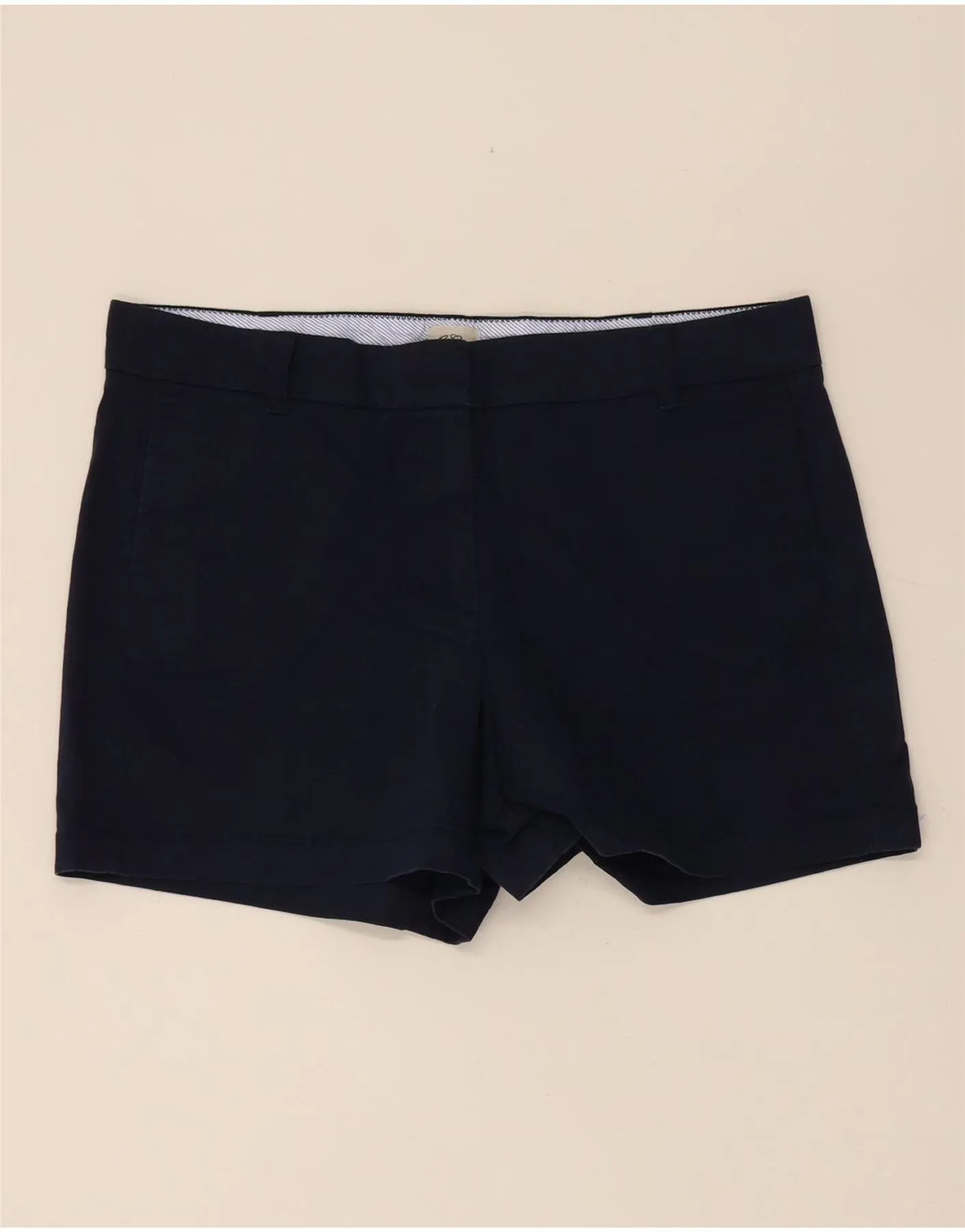 dance clothing J. CREW Womens Chino Shorts US 12 Large W36 Navy Blue Cotton