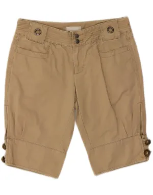 DIESEL Womens Casual Shorts W26 Small Beige Cotton education industry High-waisted
