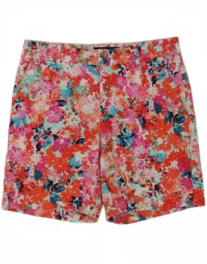 Athletic Shorts retail industry J. CREW Womens Chino Shorts US 00 2XS W28 Multicoloured Floral Cotton