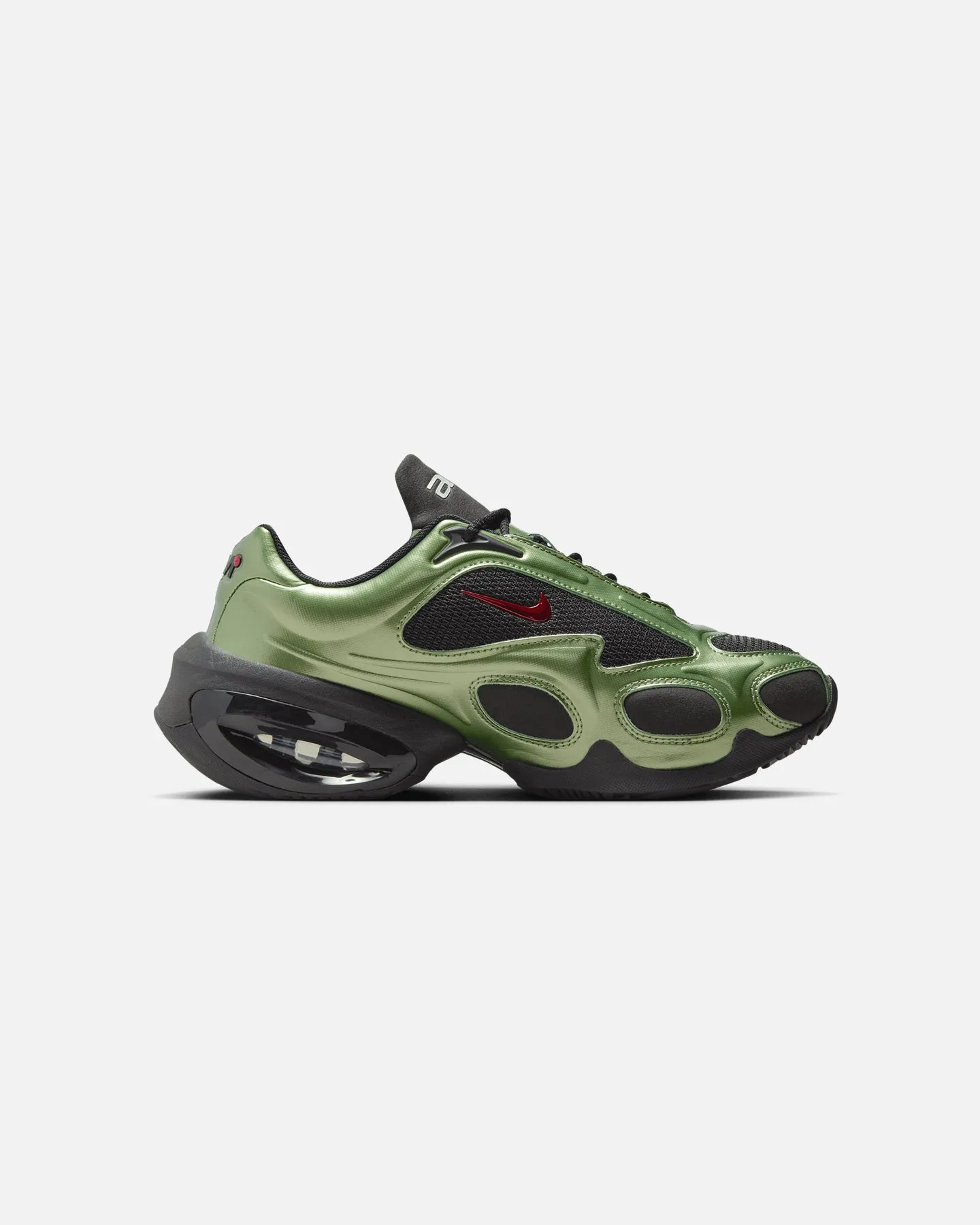Nike Women's Air Max Muse Black/Green/Red Team Match Breathable City Adventure