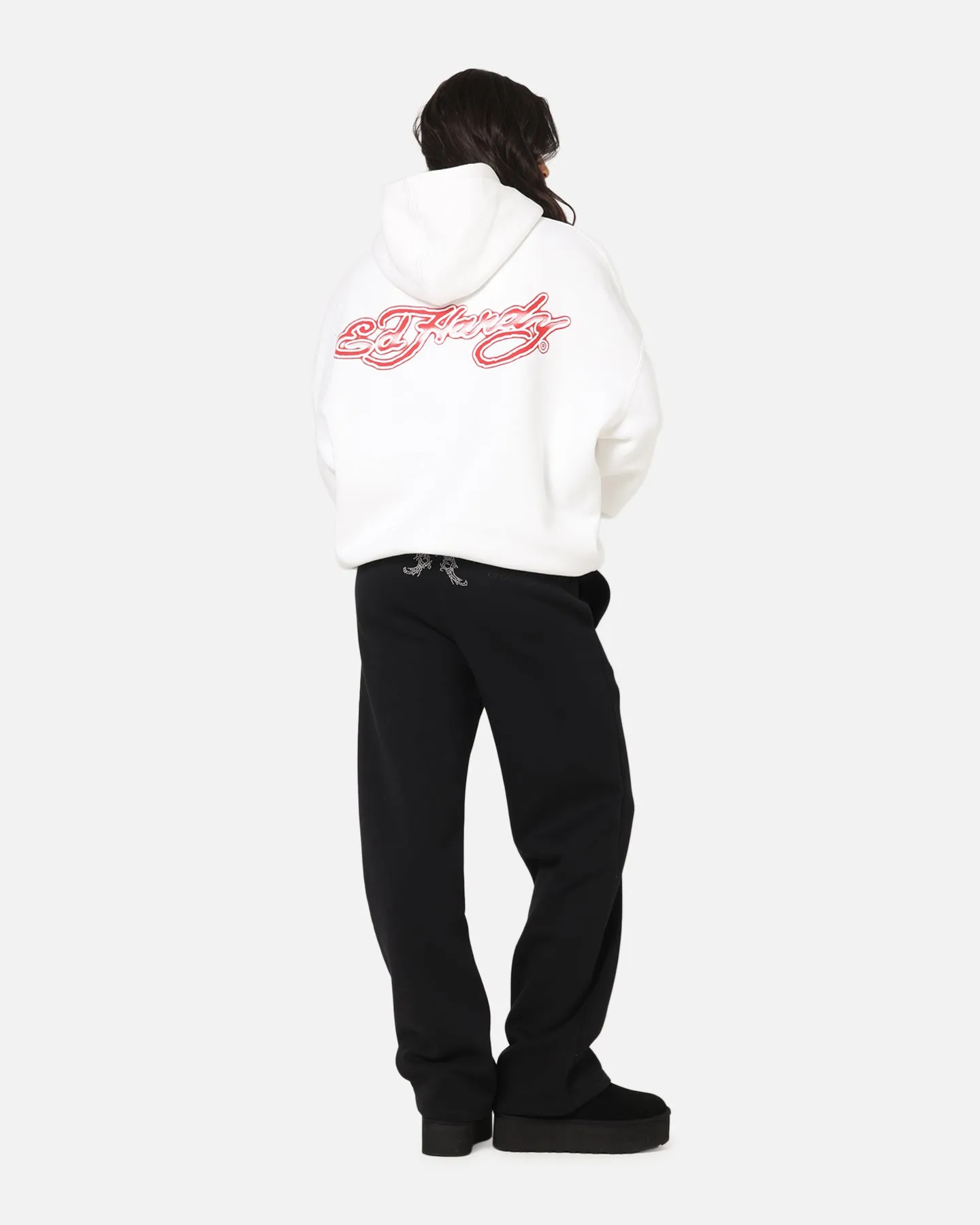 hunting clothes Spring clothing Ed Hardy Blue Dragon Hoodie White