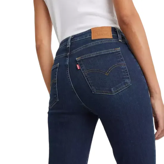 Levi's pantalone jeans da donna Skinny a vita alta 721 188820593 blu scuro Relaxed Style Outdoor Enthusiast Evening Stroll