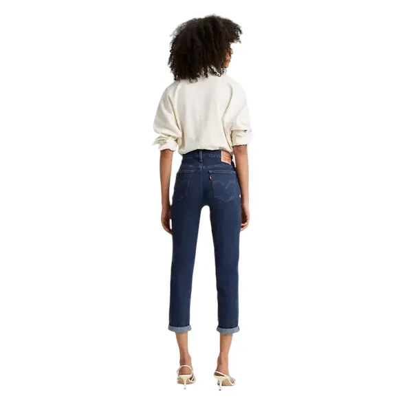 Sustainable Dye Methods Street Essential Levi's pantalone jeans da donna a taglio ampio Boyfriend 198870164 blu