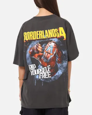 Travel Comfort Light Design 73 Studio X Borderlands 4 T-Shirt Black Wash