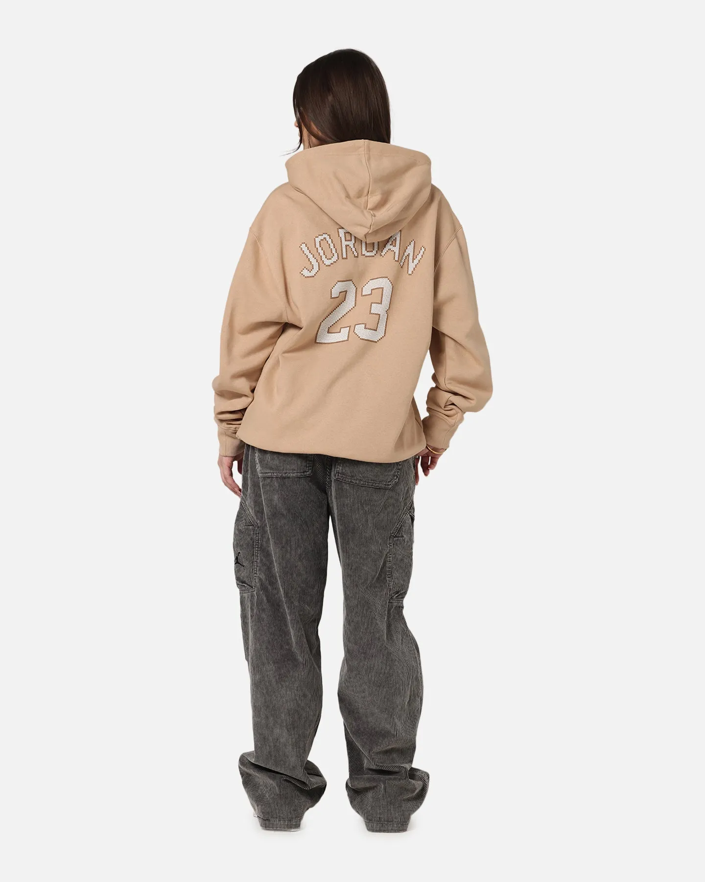 Jordan Essential Fleece Pullover Hoodie Hemp/Sail Lizard like