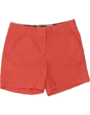 J. CREW Womens Chino Shorts US 0 XS W30 Red Cotton Athletic Shorts