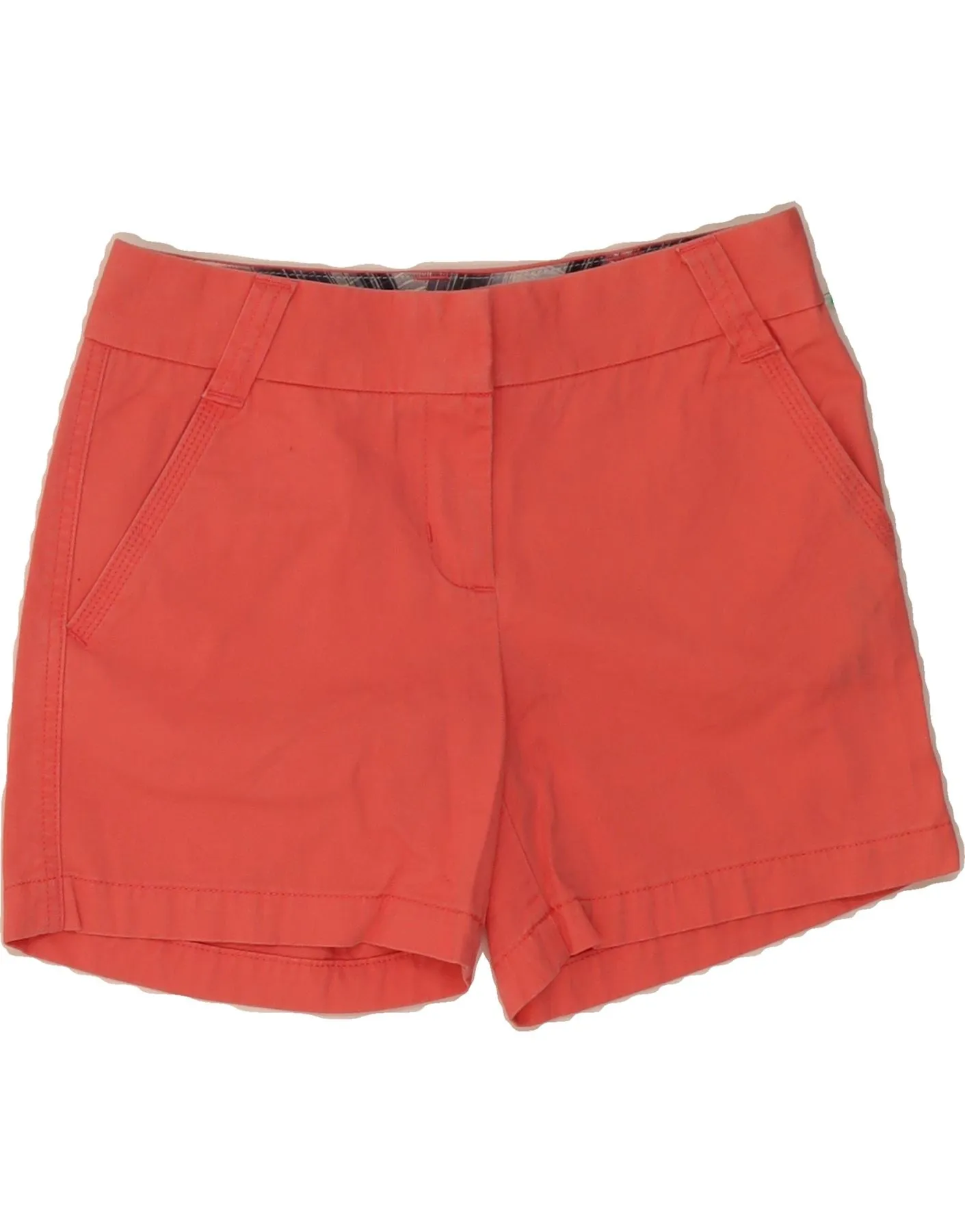 J. CREW Womens Chino Shorts US 0 XS W30 Red Cotton Athletic Shorts