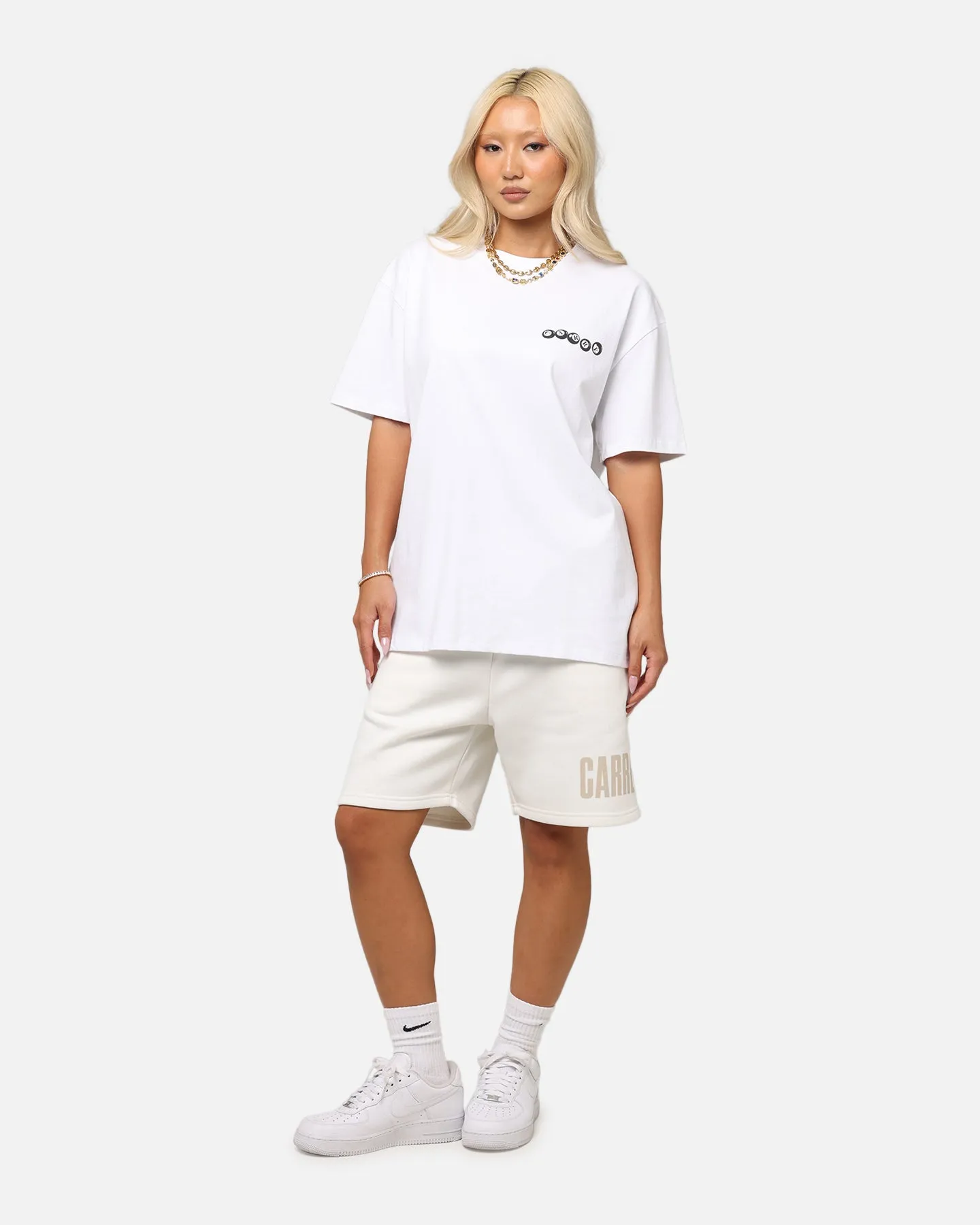 Carre Break T-Shirt White Unique Design