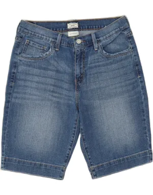 LEVI'S Womens 515 Bermuda Denim Shorts US 10 Large W32  Blue Cotton Versatile Styling Casual Flex Fit