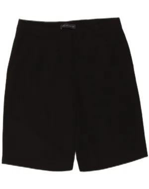 Anti Odor Treatment Sun Ready MARKS & SPENCER Womens Chino Shorts UK 12 Medium W32  Black Polyester
