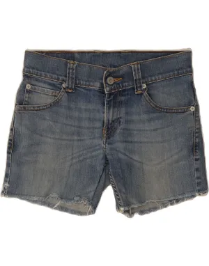 LEVI'S Womens Denim Shorts W28 Medium Blue Cotton Perfect Comfort Chic Look