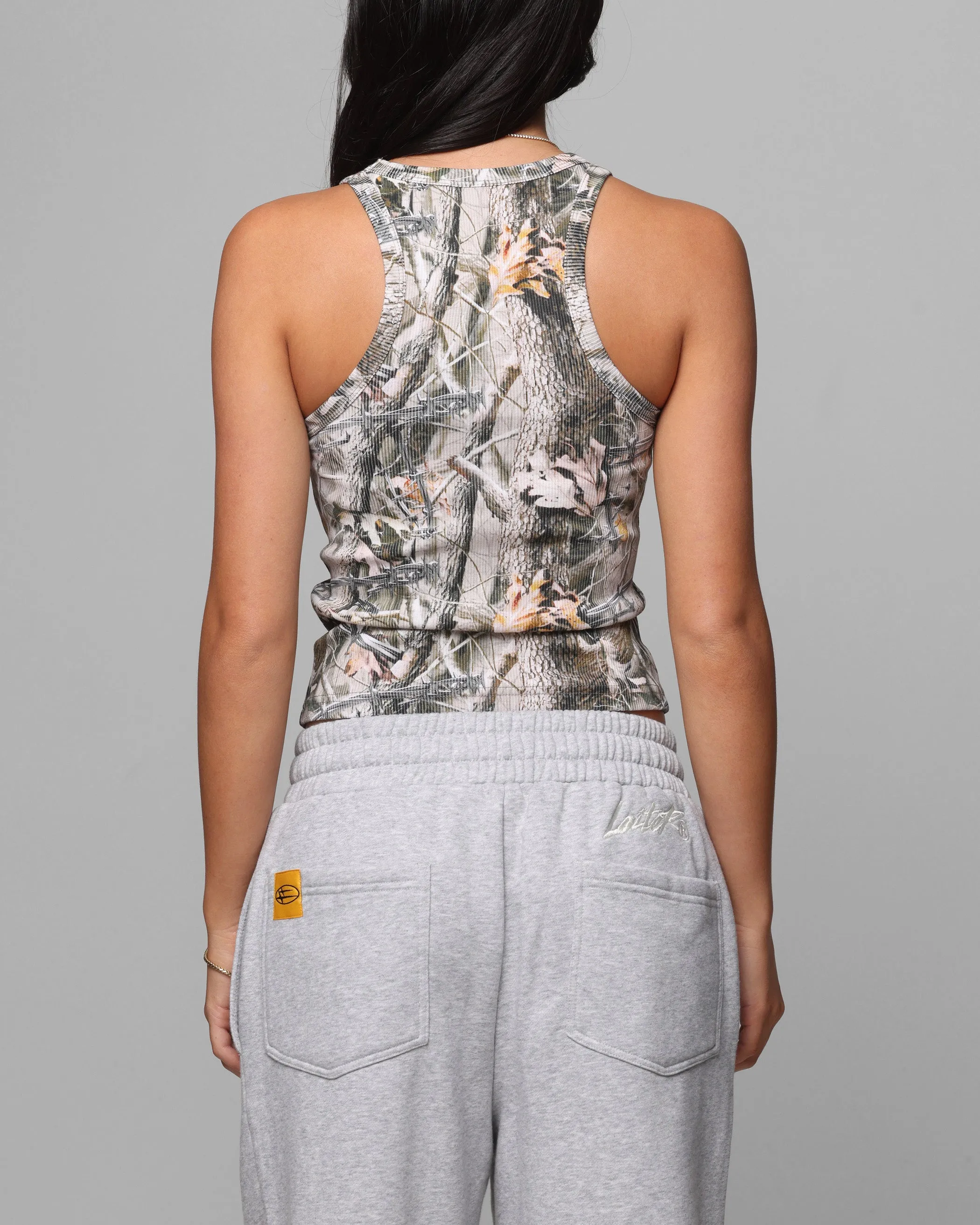 support role dry environment Loiter Women's Cowboy Tank Real Tree Camo
