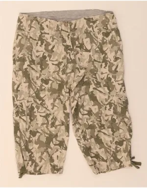 Summer Vibes Moisture Management System NIKE Womens Bermuda Cargo Shorts US 8/10 Medium W32 L18  Green Camouflage