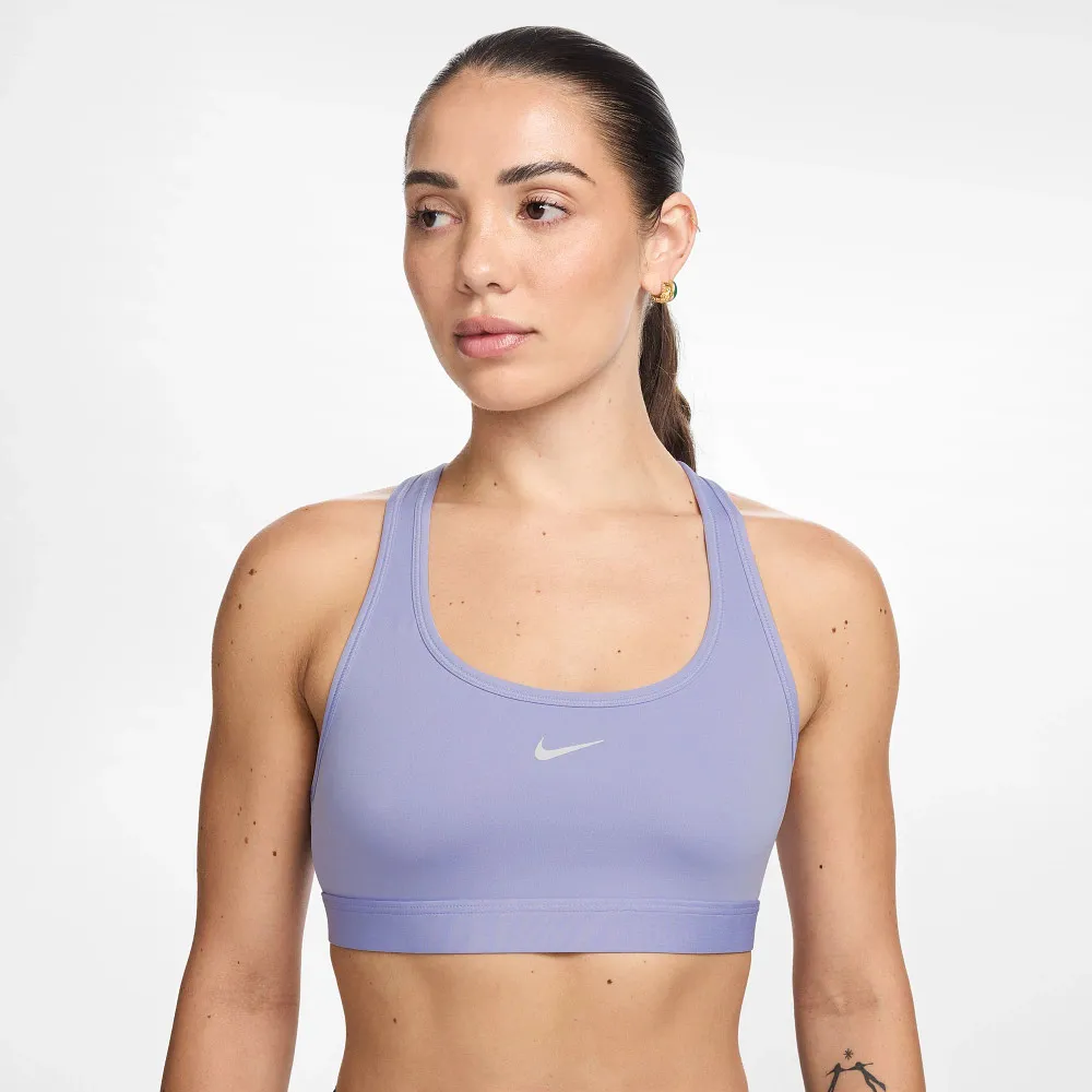 Women's Nike Swoosh Light Support Bra Durable Double Stitched Seams