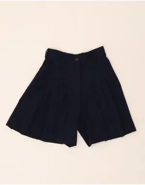 LES COPAINS Womens High Waist Casual Shorts IT 38 XS W23 Navy Blue Ergonomic Pattern Cutting Sleek Waist