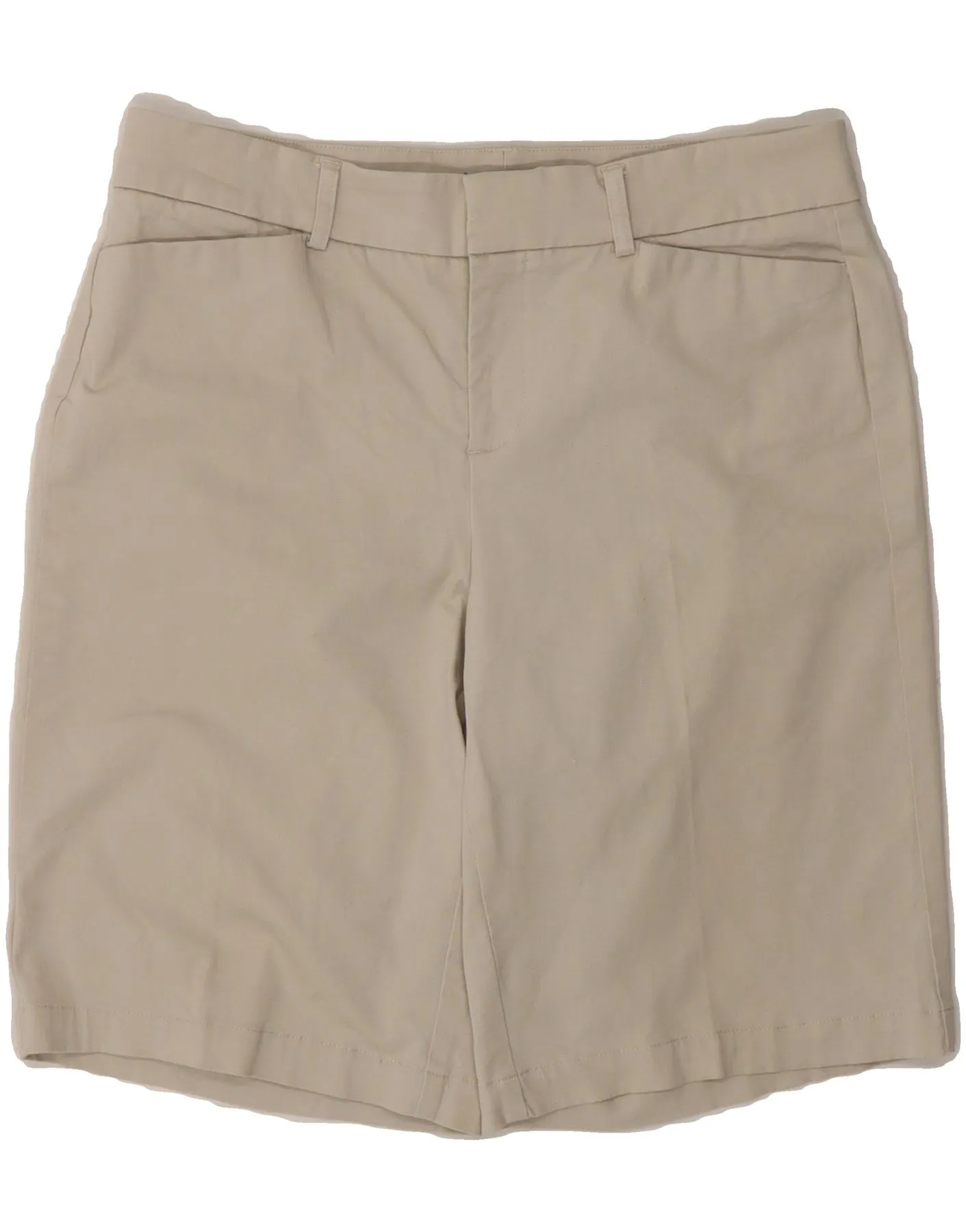 Casual Elegance Easy Match DOCKERS Womens Chino Shorts US 6 Medium W30 Grey Cotton