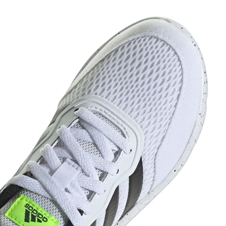 Comfort Flexibility Adidas scarpa da corsa da ragazza IG2886 bianco-nero-verde