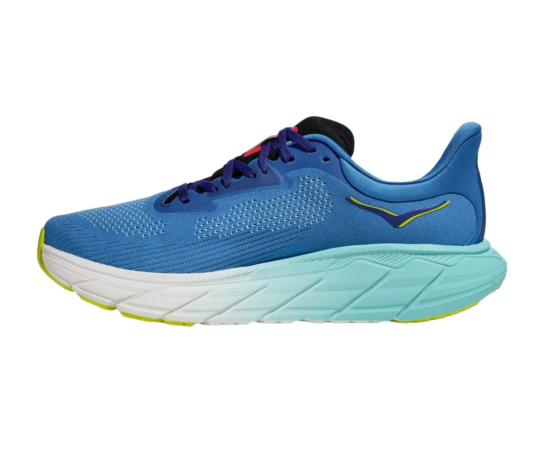 Hoka One One scarpa da corsa da uomo Arahi 7 1147850/VRTL blu ciliegia running in a gondola station area shoes All-Weather Use
