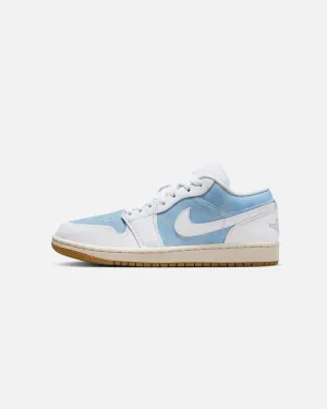 Game Edge Power Base Jordan Women's Air Jordan 1 Low SE "Denim" Blue/Gum