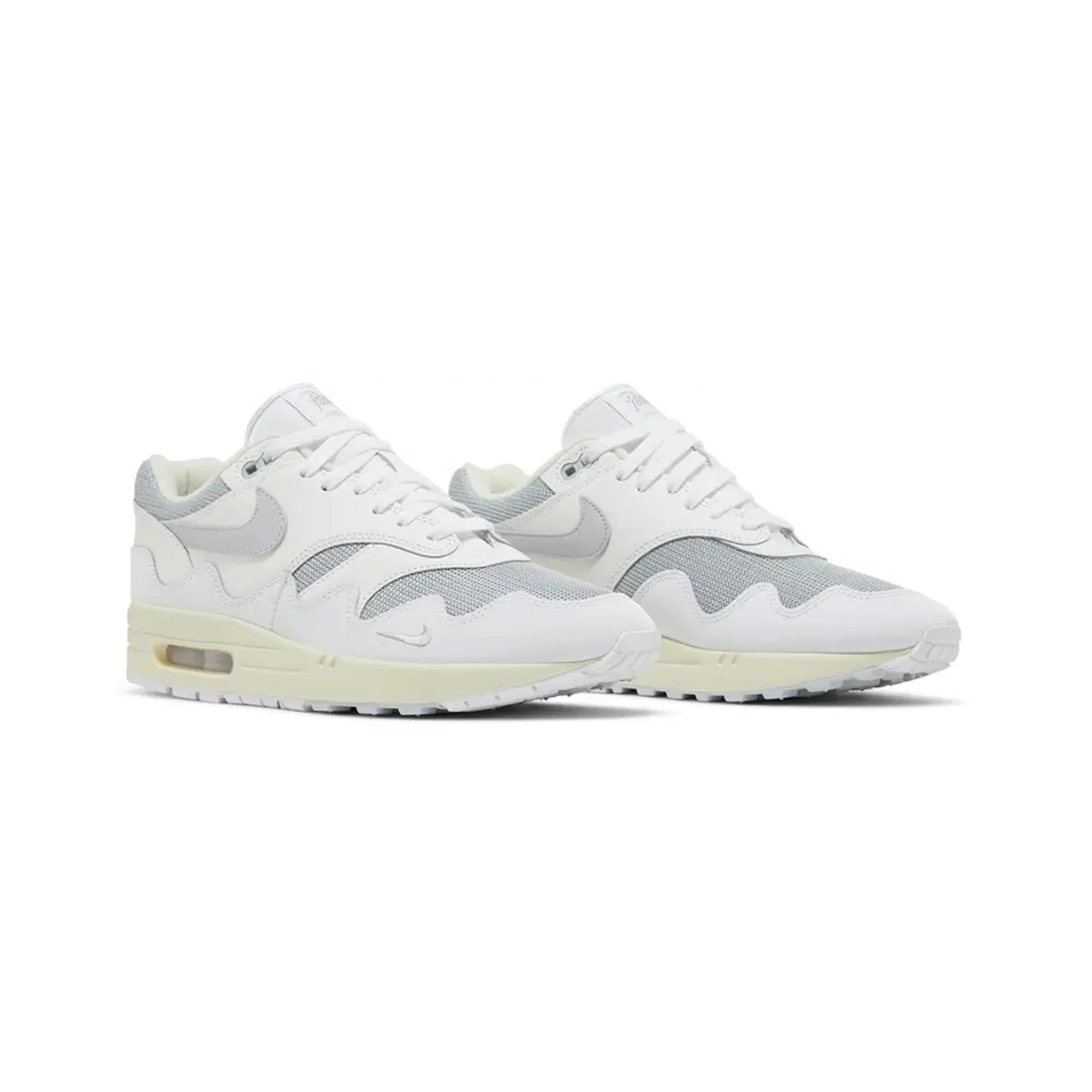 Vertical Comfort Padding Pressure Distribution Tech Nike Air Max 1 Patta Waves x Pure Platinum White' (2022)