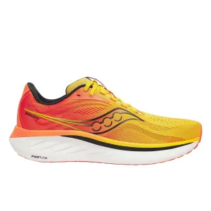 recycled - material shoes Saucony scarpa da corsa da uomo Ride 18 S21000-140 polline-pepe rosso