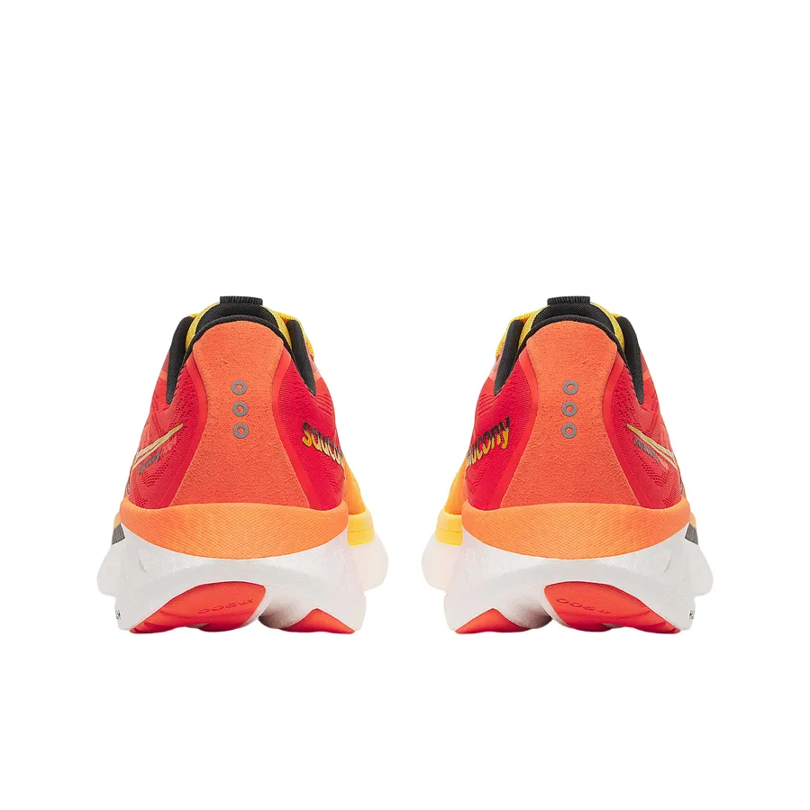 Saucony scarpa da corsa da uomo Ride 18 S21000-140 polline-pepe rosso running in an urban area shoes