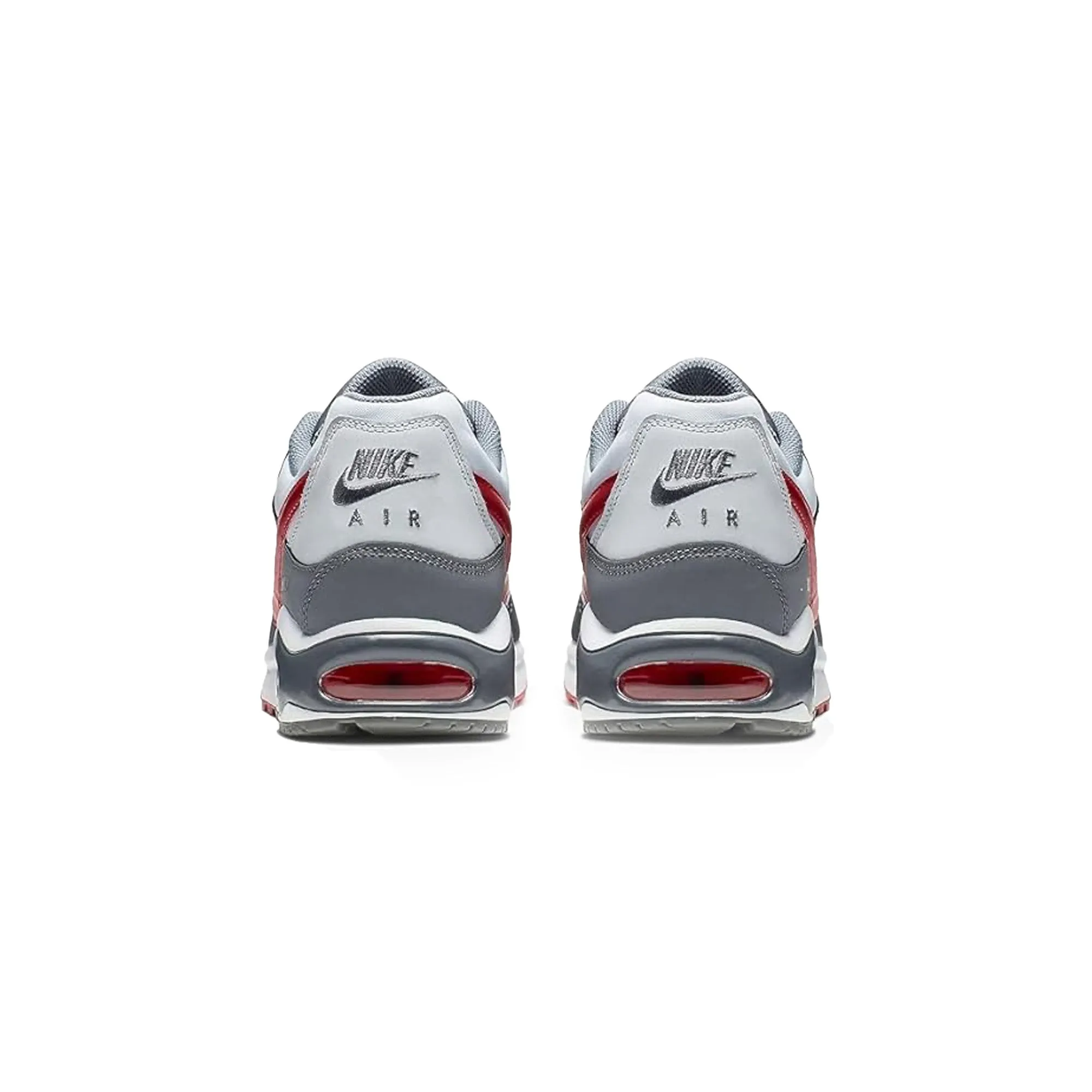 Nike Air Max Command 'Pure Platinum Gym Red' smooth - surface shoes Padded interior