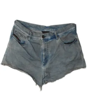 Cozy Fit Contoured Cuff Design DIESEL Womens Denim Shorts  W30 Medium Blue Cotton