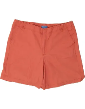 DOCKERS Womens Favorite Fit High Waist Chino Shorts US 16 2XL W36 Pink Chill Fit Ergonomic Contour Shape